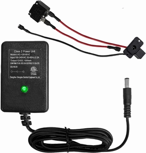 12V Battery Charger with Connection Line for Kids Ride On Toys, for Best Choice, Power Wheel,Wrangler, Kid Trax, Dynacraft Electric Car's Batteries (12V 1A Set)