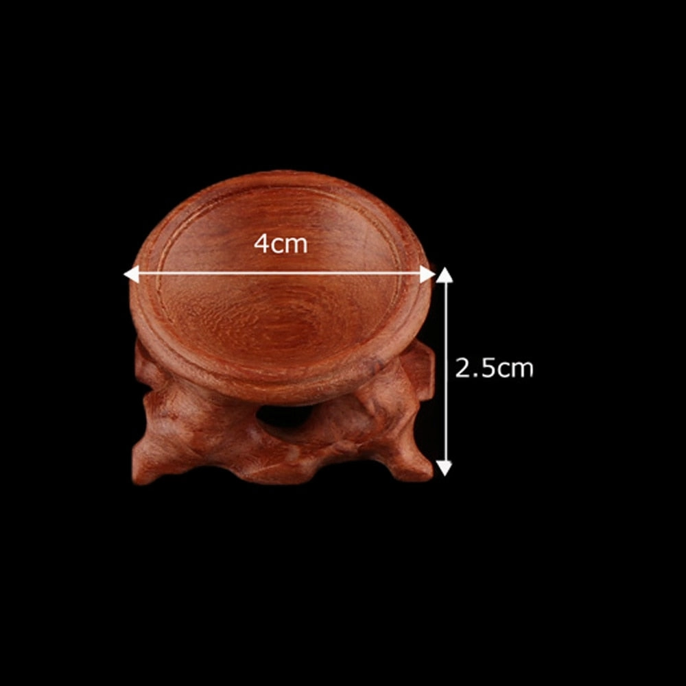 1 PC Figurine Crystal Ball Base, Wooden Crystal Ball Holder