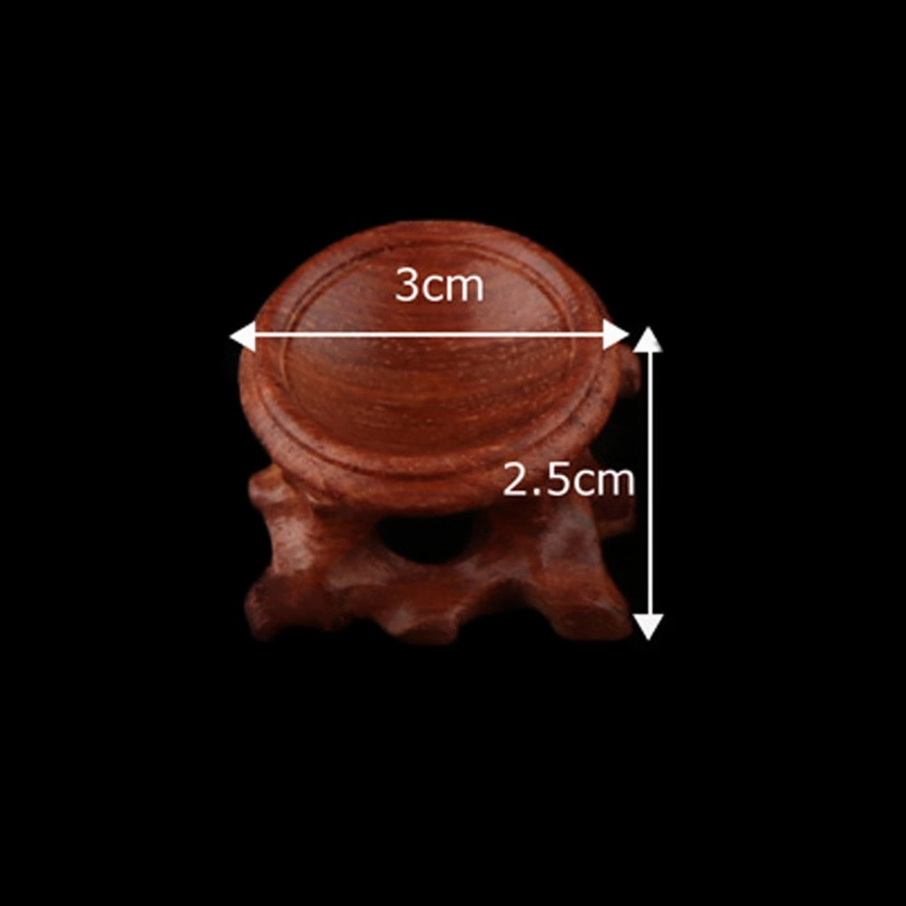 1 PC Figurine Crystal Ball Base, Wooden Crystal Ball Holder