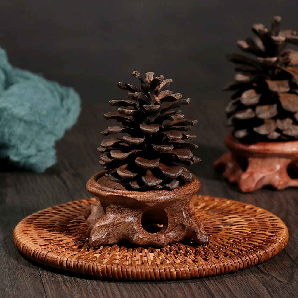 1 PC Figurine Crystal Ball Base, Wooden Crystal Ball Holder