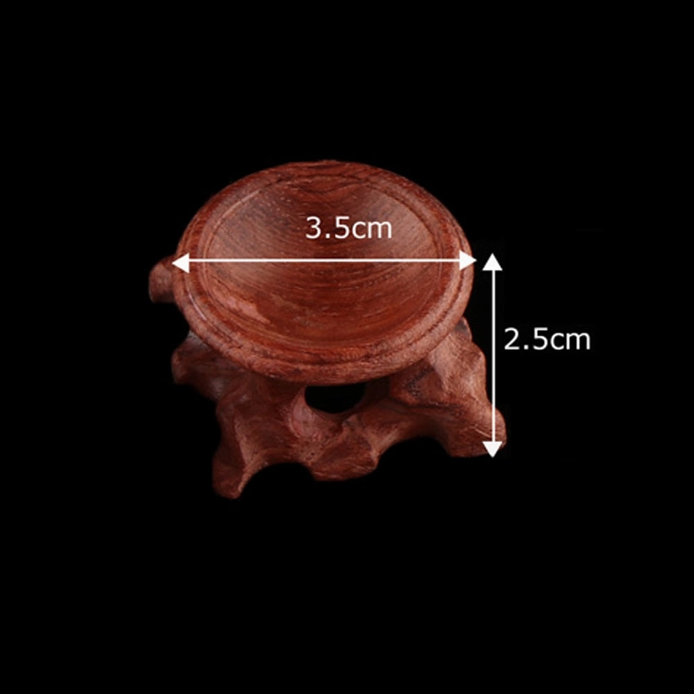 1 PC Figurine Crystal Ball Base, Wooden Crystal Ball Holder