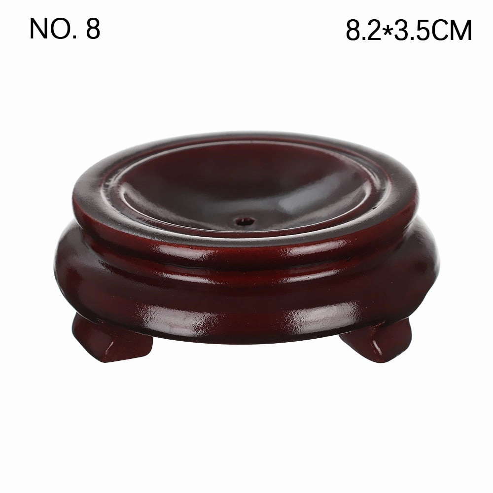 1 PC Figurine Crystal Ball Base, Wooden Crystal Ball Holder