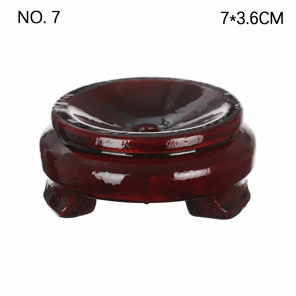 1 PC Figurine Crystal Ball Base, Wooden Crystal Ball Holder
