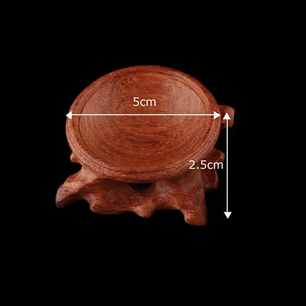 1 PC Figurine Crystal Ball Base, Wooden Crystal Ball Holder
