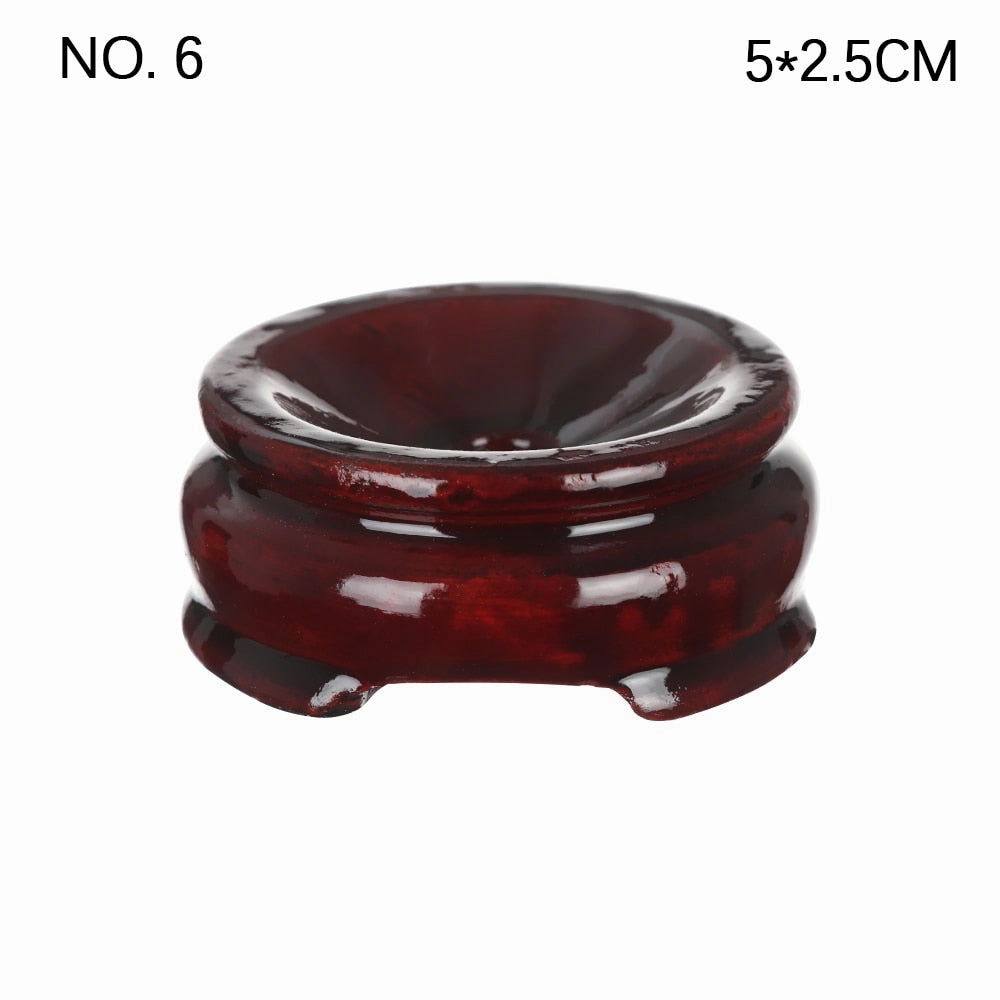 1 PC Figurine Crystal Ball Base, Wooden Crystal Ball Holder