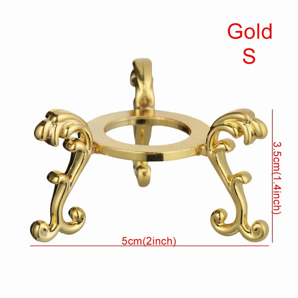 1 PC Figurine Crystal Ball Base, Wooden Crystal Ball Holder
