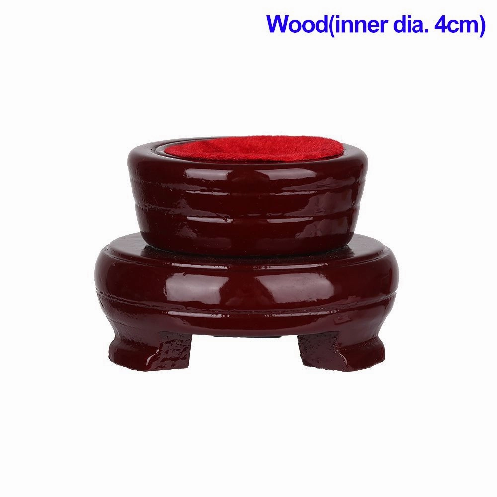 1 PC Figurine Crystal Ball Base, Wooden Crystal Ball Holder