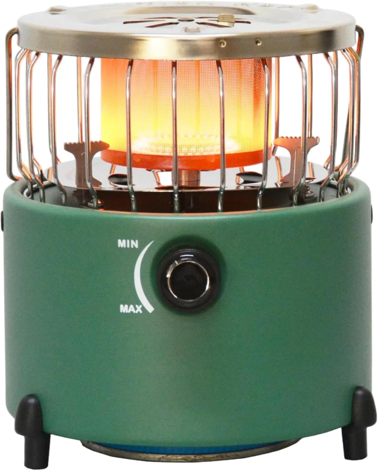 2-in-1 Portable Propane Heater & Stove, Propane Heater with Handle, Adjsutable Vents and Removable Flames for Camping Fishing Hiking HuntingPortable