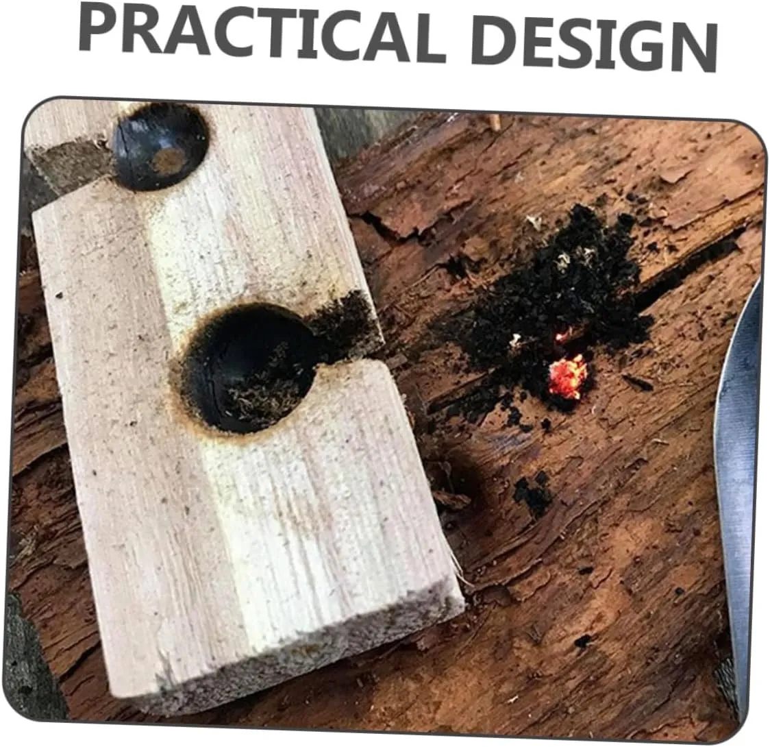 2 Sets Camping Fire Lighter Outdoor Fire Starter Camping Fire Tool Double Drill Pipe Make Fire Tool