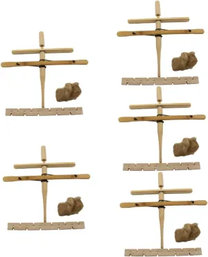 2 Sets Camping Fire Lighter Outdoor Fire Starter Camping Fire Tool Double Drill Pipe Make Fire Tool