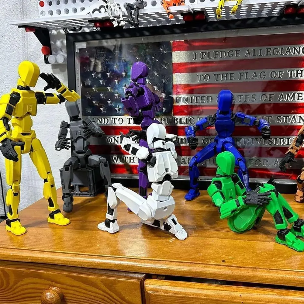 2025 New Titan 13 Action Figure, Multi-Jointed Movable Robot Action Figures, 3D Printed Action Figure Nova 13 Figure, 13 Action Figures Desktop Decorations for Kids Adult (9pcs)