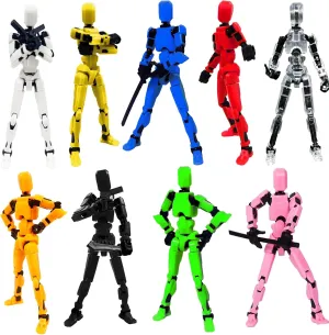2025 New Titan 13 Action Figure, Multi-Jointed Movable Robot Action Figures, 3D Printed Action Figure Nova 13 Figure, 13 Action Figures Desktop Decorations for Kids Adult (9pcs)