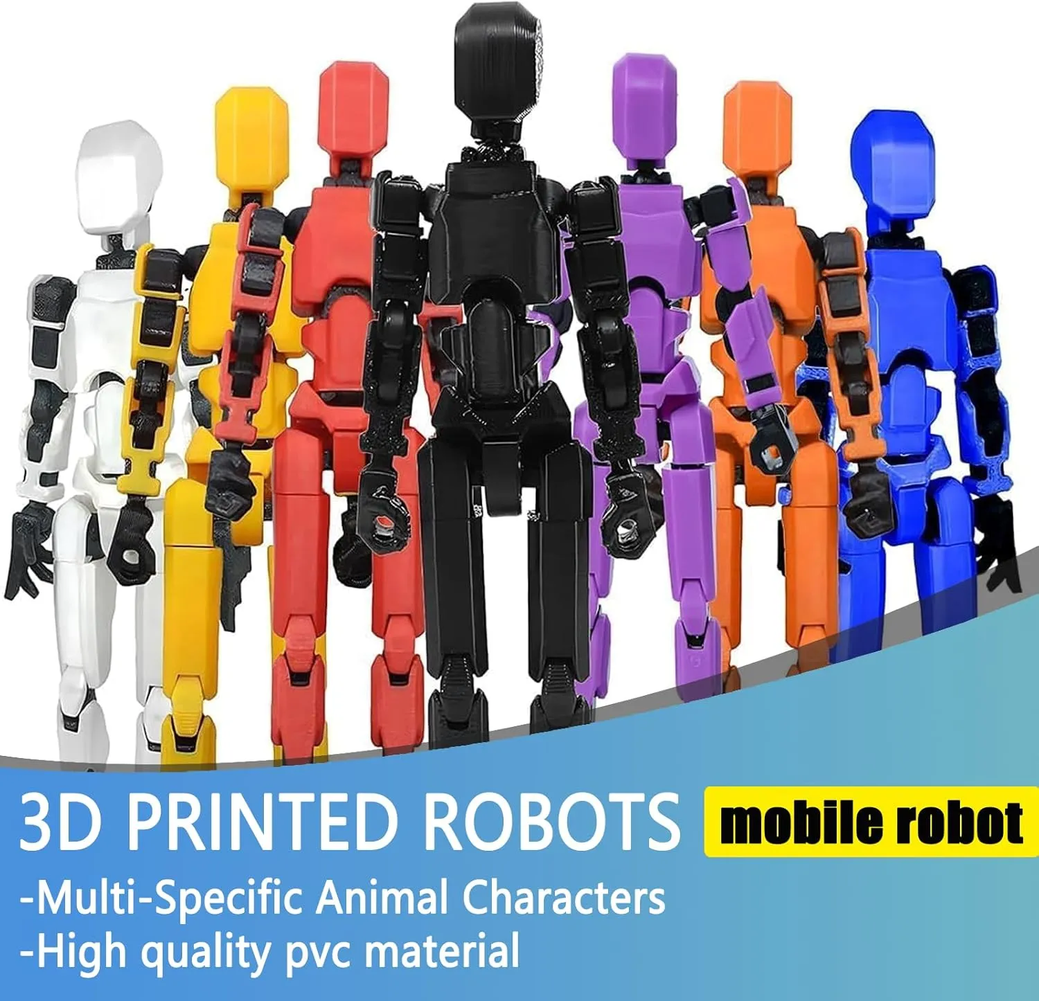 2025 New Titan 13 Action Figure, Multi-Jointed Movable Robot Action Figures, 3D Printed Action Figure Nova 13 Figure, 13 Action Figures Desktop Decorations for Kids Adult (9pcs)