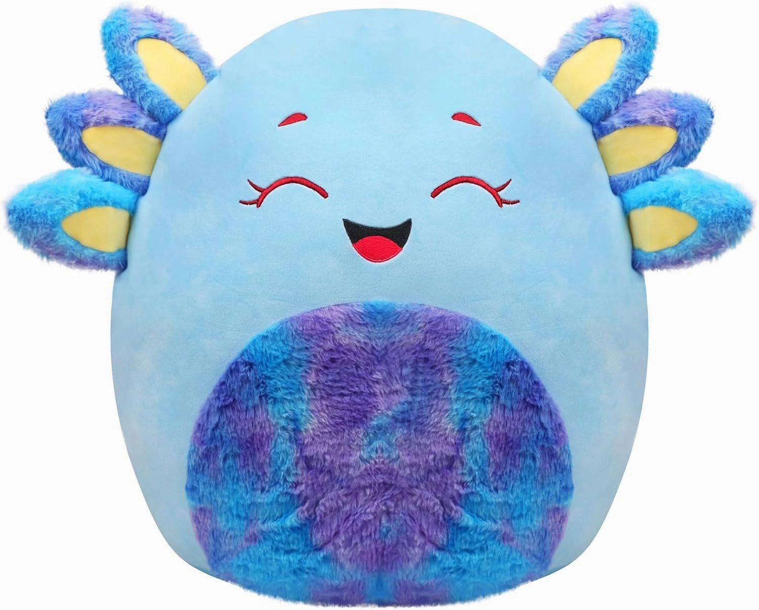 20-Inch Blue Axolotl Plush Pillow Jumbo Axolotl Throw Pillow Cute Plush Toy Giant Soft Hugging Stuffed Animal Birthday for Kids Adults