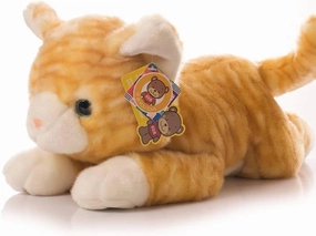 20 Inch Cute Kitten Plush Toys Kitten Stuffed Toys Cat Plush Toys (Orange)
