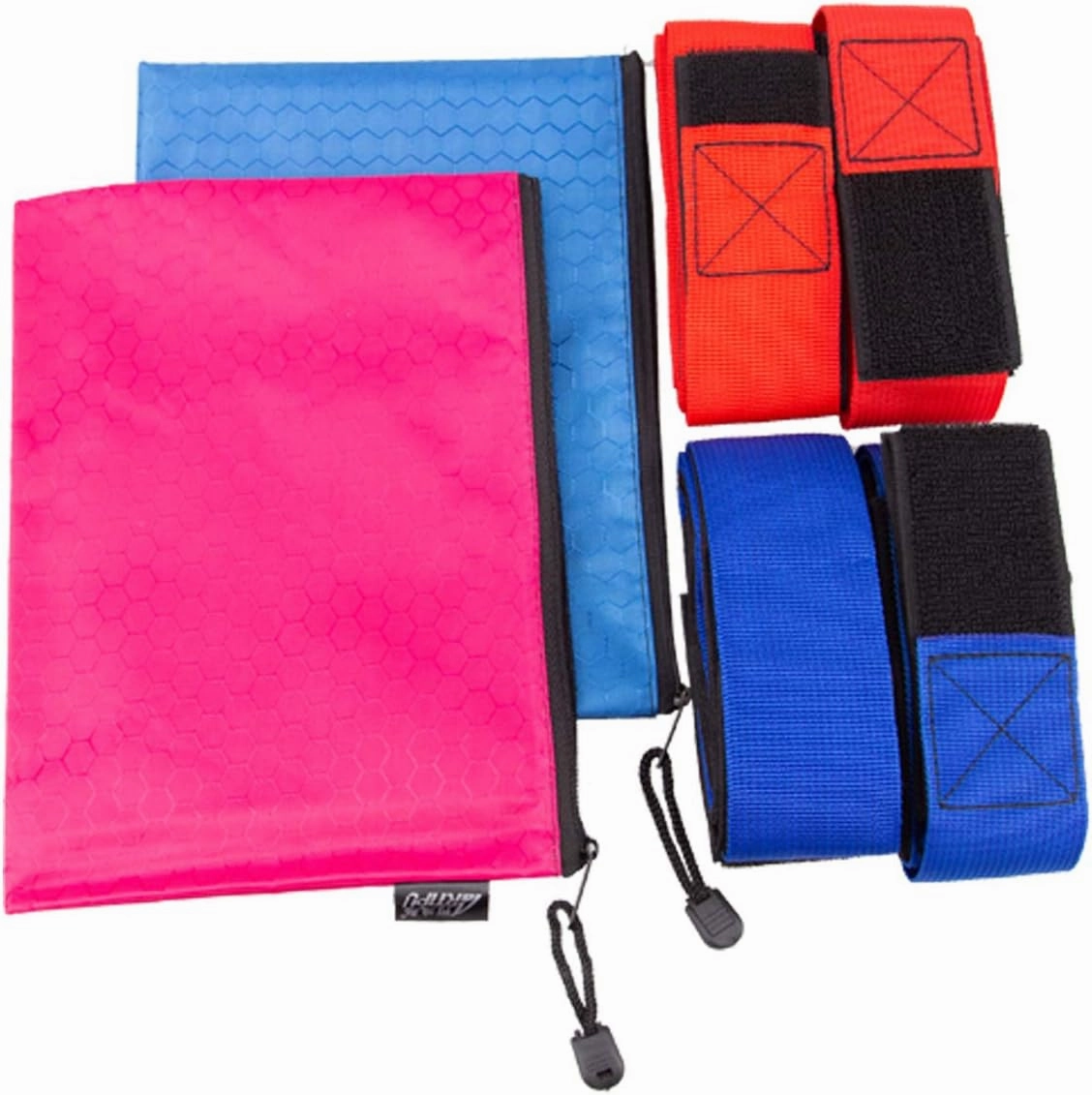 24 Pcs 6 Legged Race Band, Outdoor Party Group Game for Kid Adult, Cooperative Team Race for Birthday Party, Relay Race, Field Day, Team-Building, Backyard Activity Game with Carrying Pouch