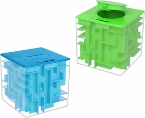 2Pack Money Maze Box for Kids and Teens, Makes Cash Gift Giving More Fun, Party Favor Gift for Christmas