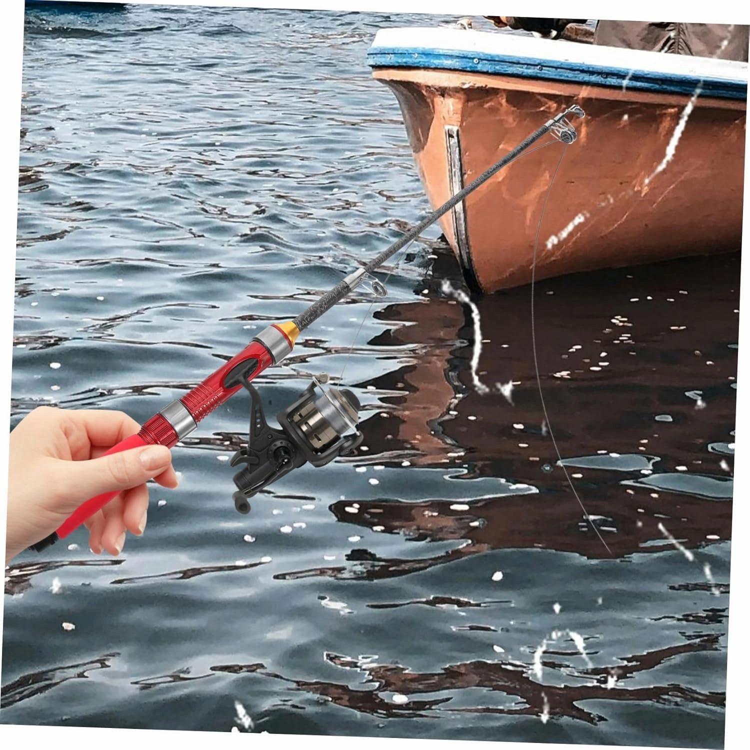 2pcs Ultra Short Mini Sea Rod Fishing Pole for Men Professional Fishing Pole Telescopic Fishing Rod