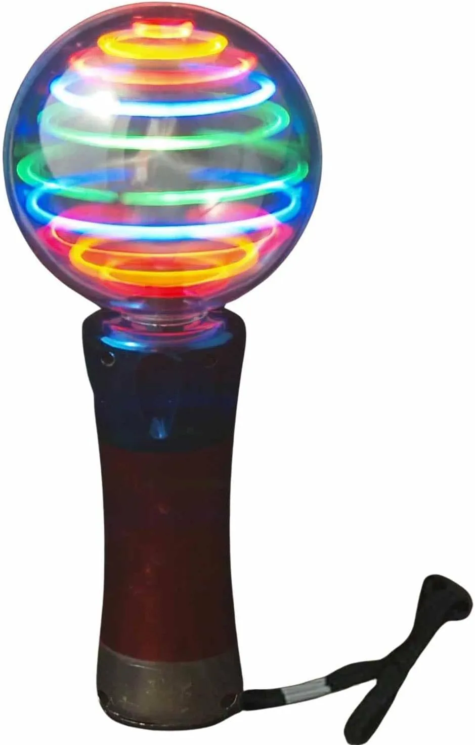 30-Pack Meteor Storm Flashing Spinner Wand LED Light Up Magic Ball Changing Pattern Novelty Orb Sensory Wand Party Favor Special Needs