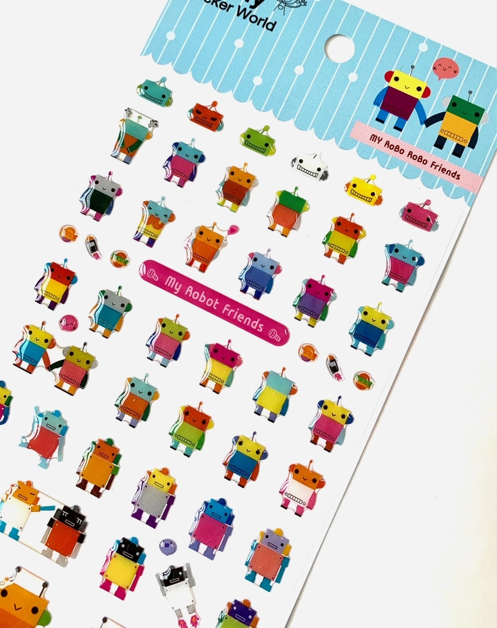 30123 MY ROBOT FRIENDS-GEL STICKER-12