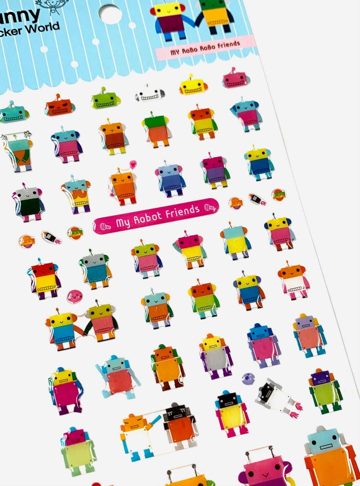 30123 MY ROBOT FRIENDS-GEL STICKER-12