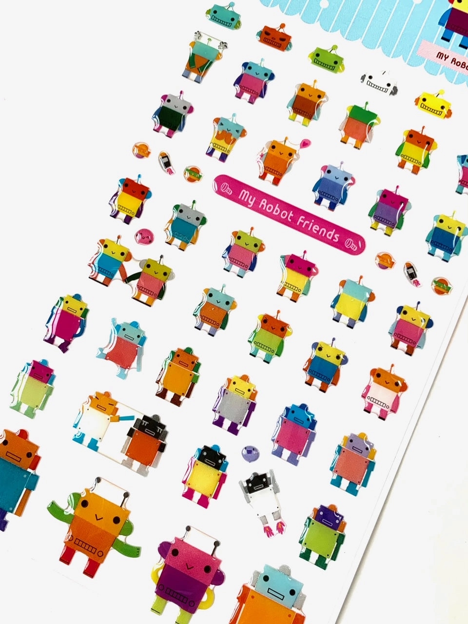 30123 MY ROBOT FRIENDS-GEL STICKER-12