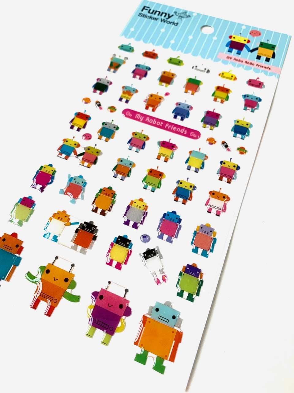 30123 MY ROBOT FRIENDS-GEL STICKER-12
