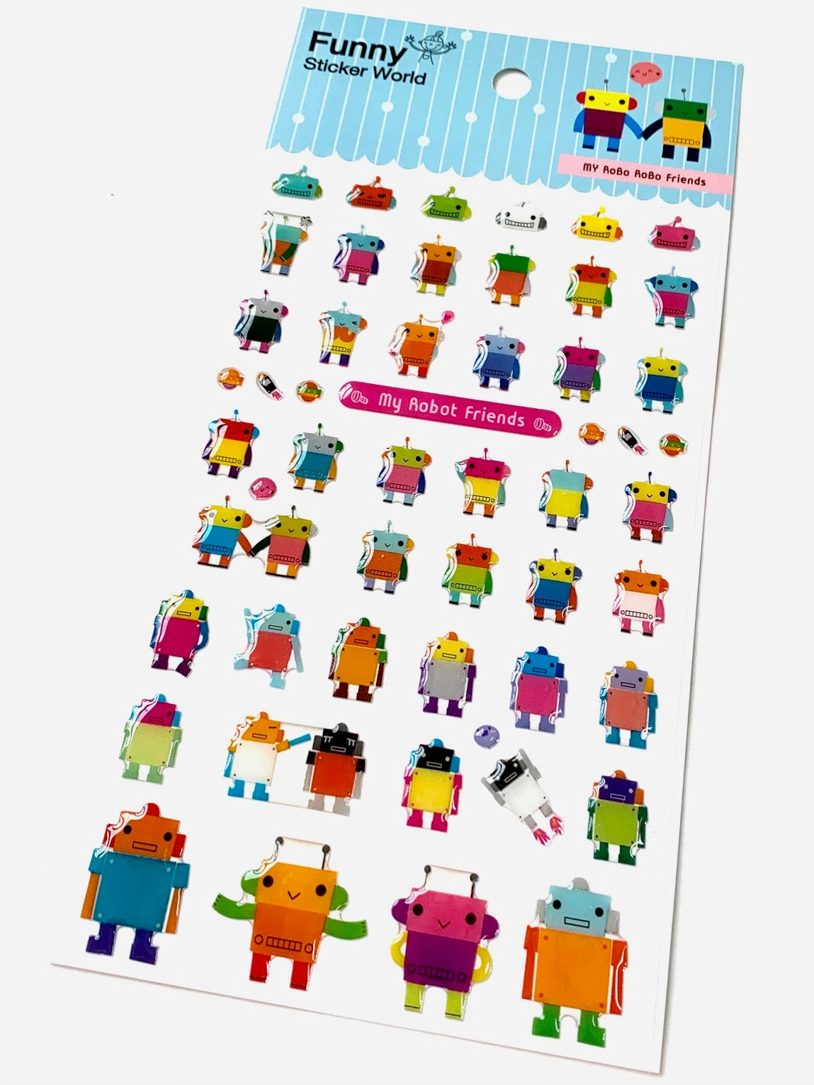 30123 MY ROBOT FRIENDS-GEL STICKER-12