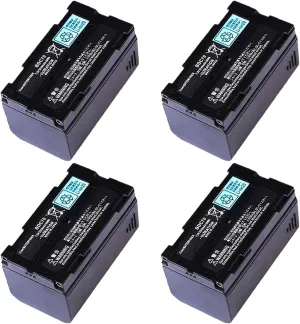 【4-Pack】 for Top-con BDC70 Battery 5240mAh for Sokkia Total Stations BDC70 Battery