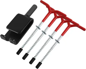 4X Ice Fishing Anchors Ice Shanty Anchors Ice Anchor Tool Ice House Accessories Ground Nails Portable Ice Fishing Tent Stakes
