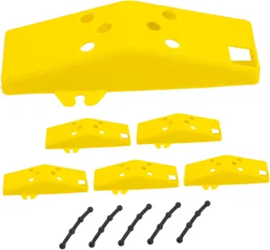 5 Sets Ice Blade Covers Ice Fishing Guard Hand Ice Blade Protector for Winter Ice Fishing