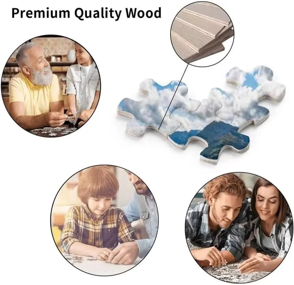 500 Piece Jigsaw Puzzle for Adults Jumping Bass Fish Dragonfly Challenging and Dynamic Puzzle Game for Anglers Nature Fans Wall Decor Gift Family Game Night Fun
