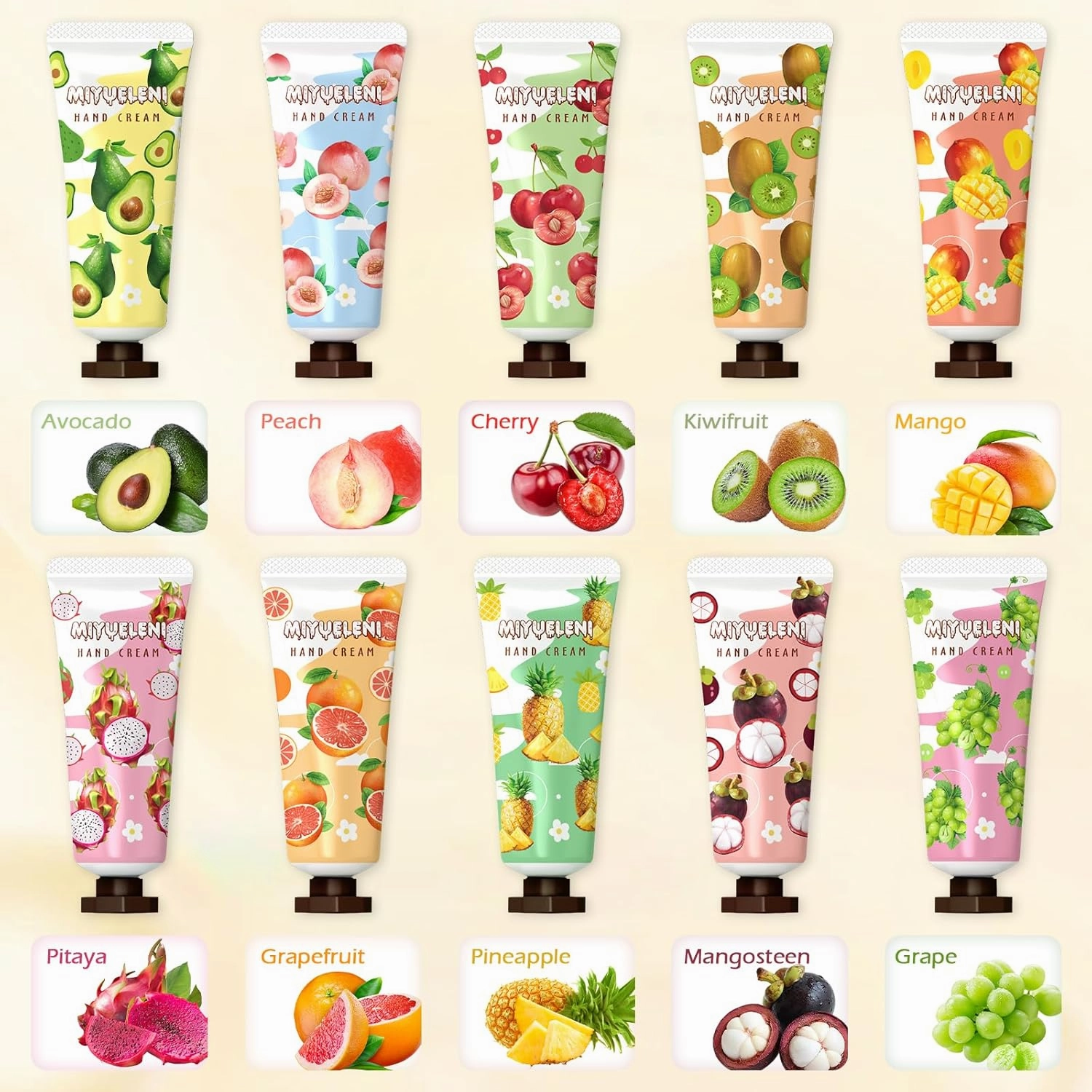 50 Pack Hand Cream Gift Set for Women, Bulk Mini Hand Lotion Teacher Appreciation Gifts, Travel Size Hand Cream for Dry Cracked Hand, Christmas Bridesmaid Lotion Gift Party Favors for Nurse Coworker