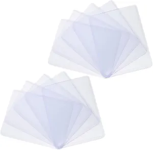 50Pcs Transparent Card Sleeves for Standard Cards Protective Holders for Trading and Game Cards Reusable and Wear Resistant Present Card Sleeves for Collectors