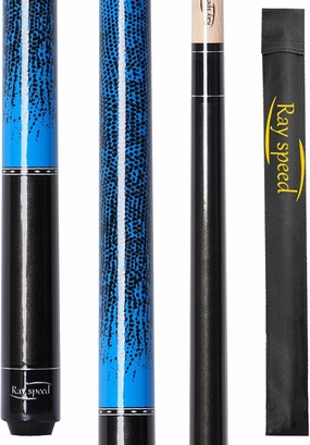 58" Professional Pool Cue Stick with 3D Printed Grip & 13mm Tip - Perfect for Precision Play, Low Deflection Pool Cue for Enhanced Accuracy, Ideal for Billiard Cue Enthusiasts