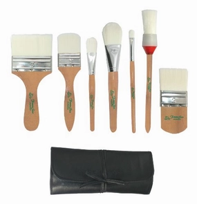 7 piece Synthetic Body Brush Set
