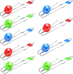 9 Packs Retro Light Up Gyro Wheels Vintage Flashing Rail Twisters Magnetic Gyro Wheel Spinner Toy for Kids Teens Adults, 3 Colors