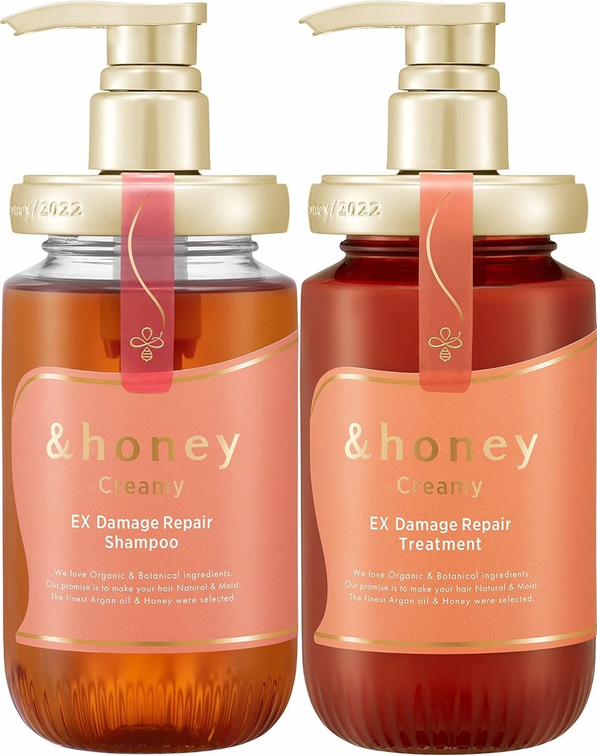 &honey Creamy EX Damage Repair Japanese Shampoo & Conditioner Set (440 mL) | For Dry, Damaged & Coarse Hair | Deep Repair, Intense Hydration & Frizz Control