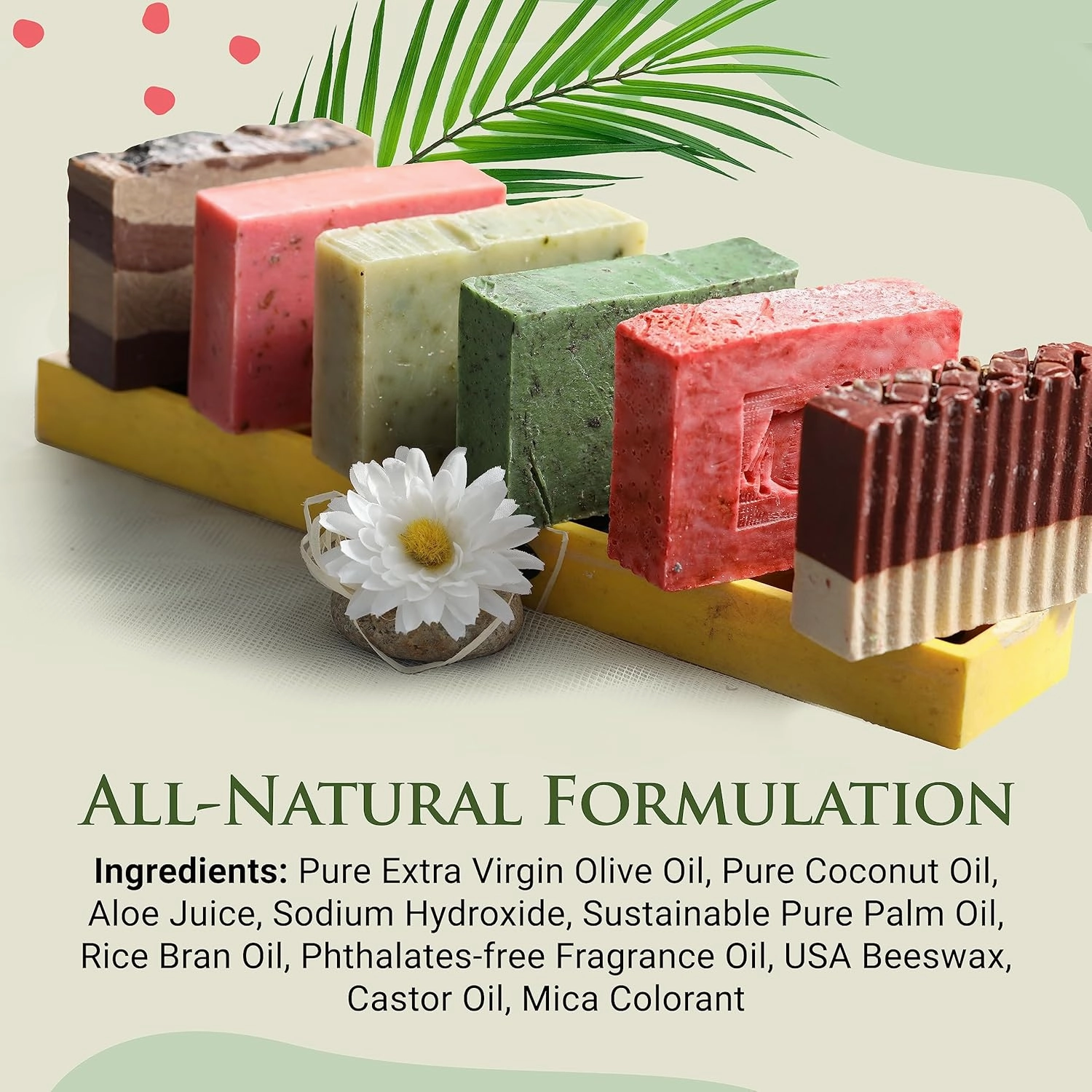 [Updated] 18 Assorted Scents - Some for Body & Some of Body & Face Bar Soap Bundle, Handmade Bath Soap, Moisturizing Bar Soap W/Beeswax, Rice Bran Oil, & Natural Base Oils, 28 oz -Sunshine & K Handmade Soaps