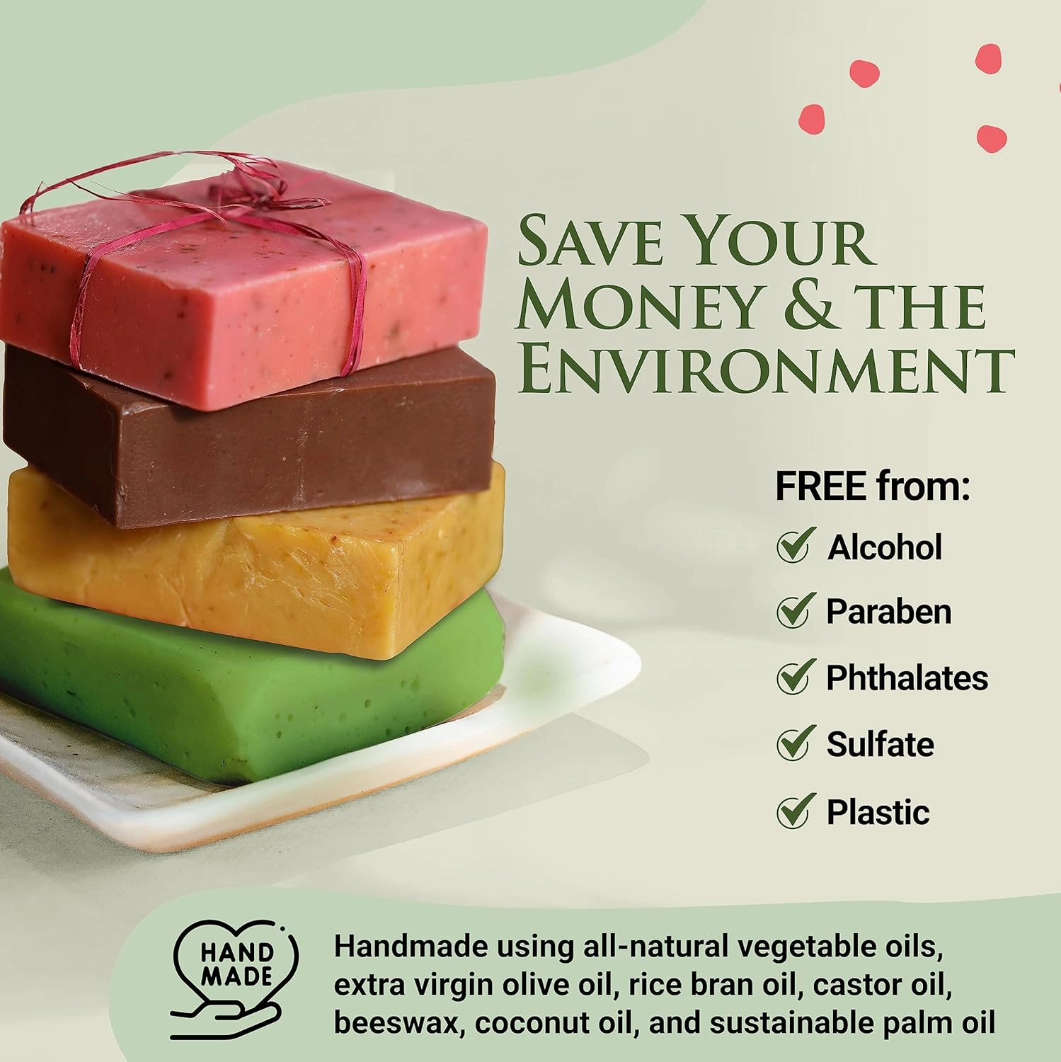 [Updated] 18 Assorted Scents - Some for Body & Some of Body & Face Bar Soap Bundle, Handmade Bath Soap, Moisturizing Bar Soap W/Beeswax, Rice Bran Oil, & Natural Base Oils, 28 oz -Sunshine & K Handmade Soaps