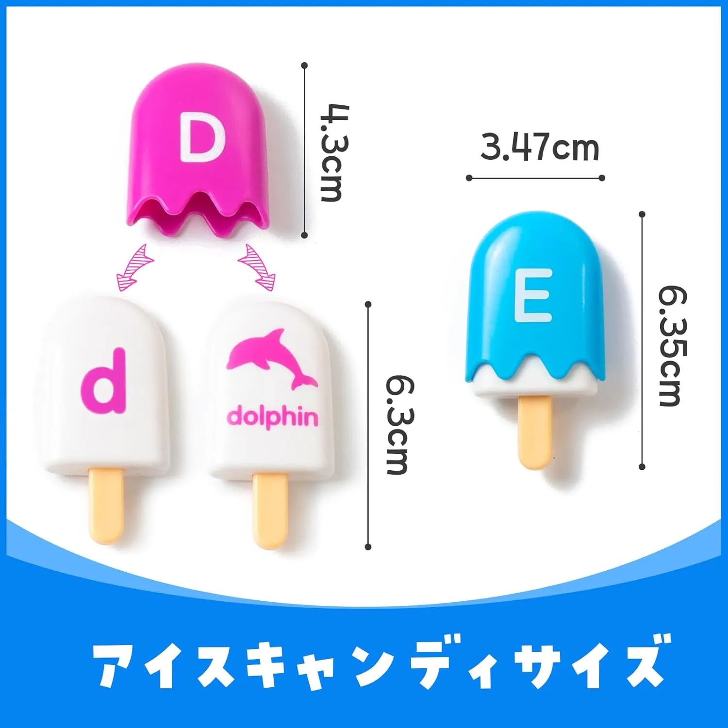 ABC Popsicles – Alphabet Learning Toys, Preschool Educational Toys for Classroom - Fun and Engaging Matching Game