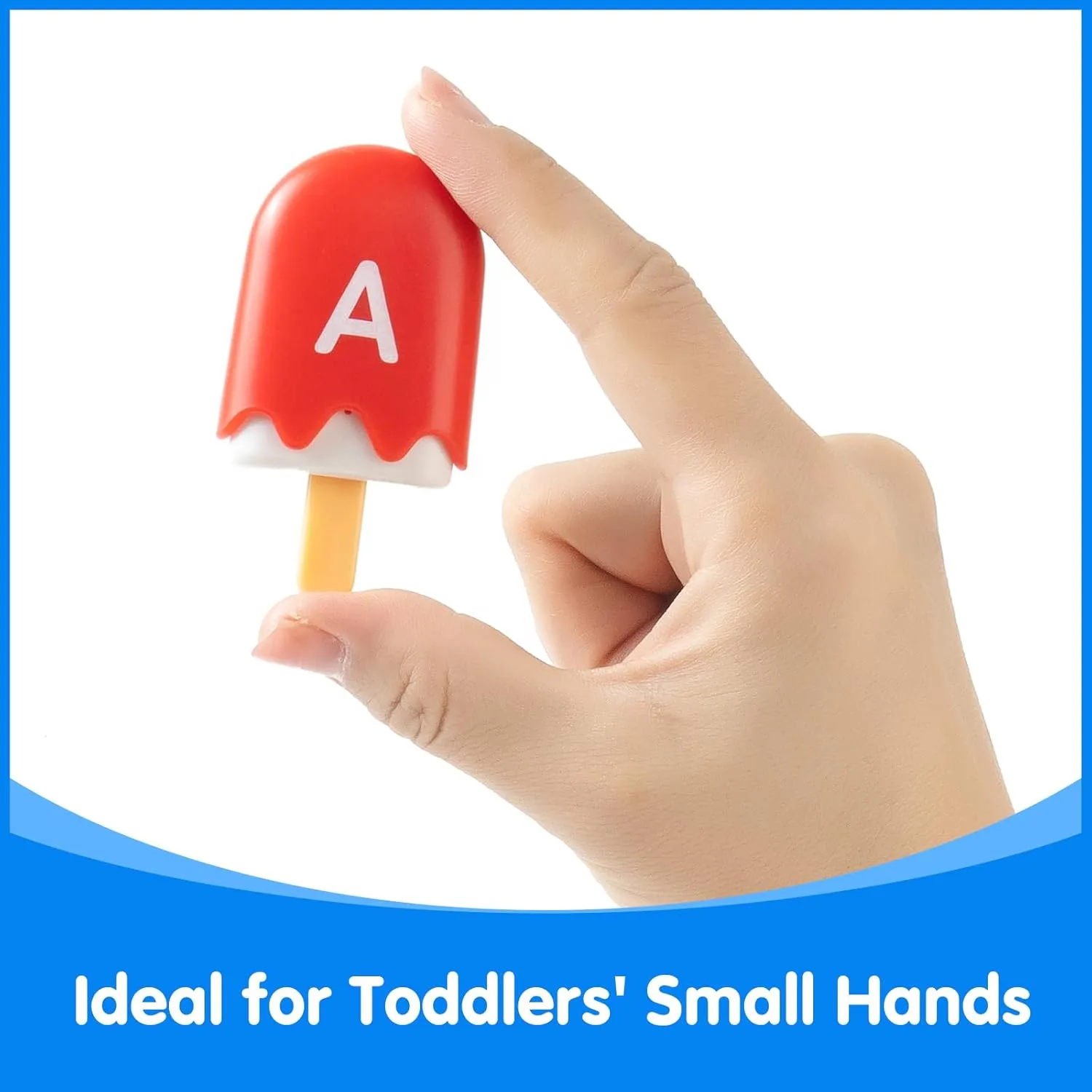 ABC Popsicles – Alphabet Learning Toys, Preschool Educational Toys for Classroom - Fun and Engaging Matching Game