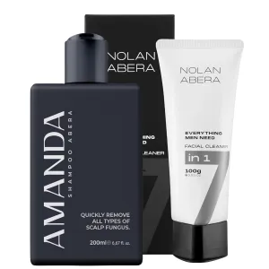ABERA Amanda Anti-Dandruff Shampoo Nolan Daily Facial Cleanser