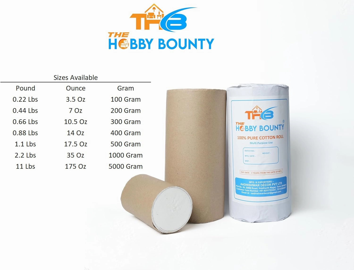 Absorbent Pure Cotton Roll 44.1 Lbs Rolled Cotton Ball Multipurpose Soft Cotton Use for Surgical First Aid Saloon Makeup Remover Beauty and Baby Care Roll 100 Gram (Pack of 200)