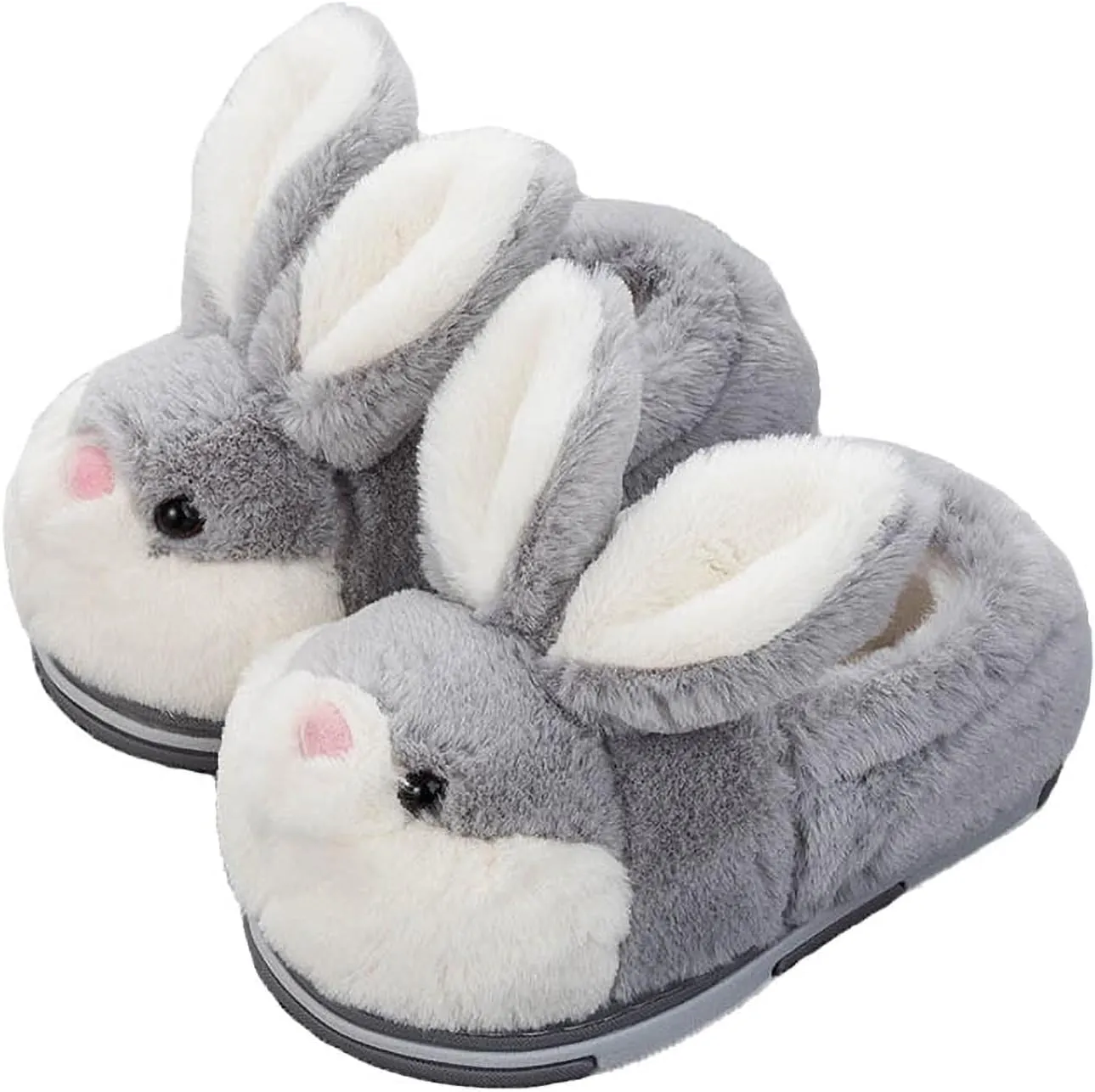 acdiac Bunny Slippers For Women, Plush Women's Rabbit Slippers Novelty Cozy Fuzzy fluffy homes Animal Slippers