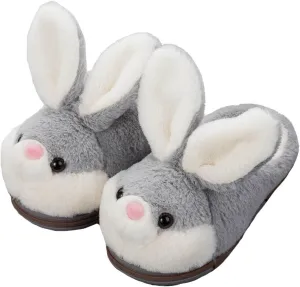 acdiac Bunny Slippers For Women, Plush Women's Rabbit Slippers Novelty Cozy Fuzzy fluffy homes Animal Slippers