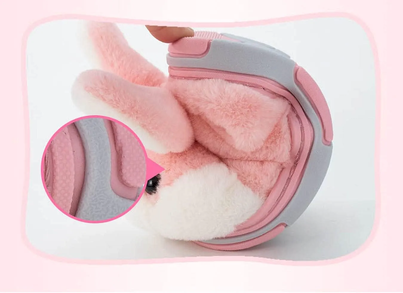 acdiac Bunny Slippers For Women, Plush Women's Rabbit Slippers Novelty Cozy Fuzzy fluffy homes Animal Slippers
