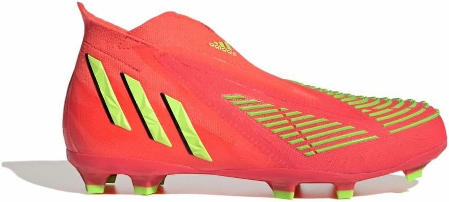 adidas Predator Edge  FG Jr Cleats (Solar Orange/Green, US Footwear Size System, Big Kid, Numeric, Medium, 5)