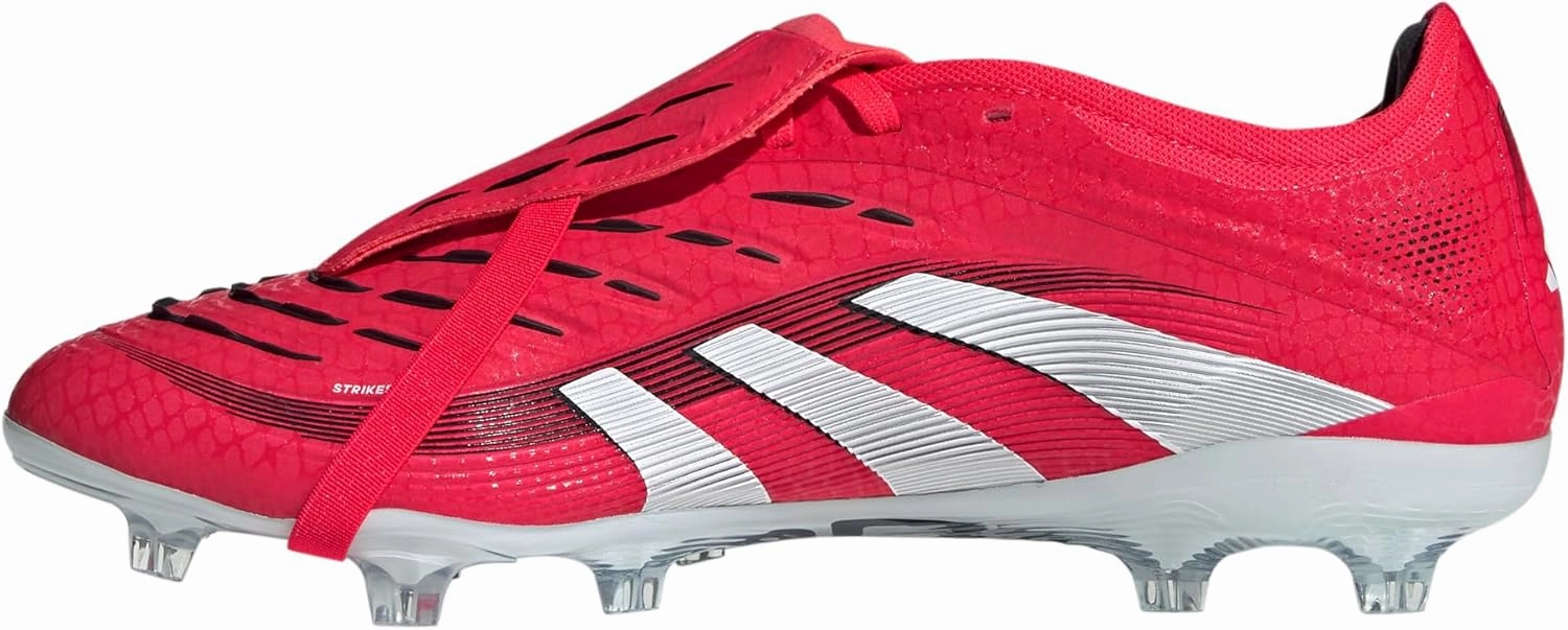 adidas Predator Pro Foldover Tongue Firm Ground Soccer Shoes - Enhanced Performance with Fold-Over Tongue and Rubber Strikeskin Fins