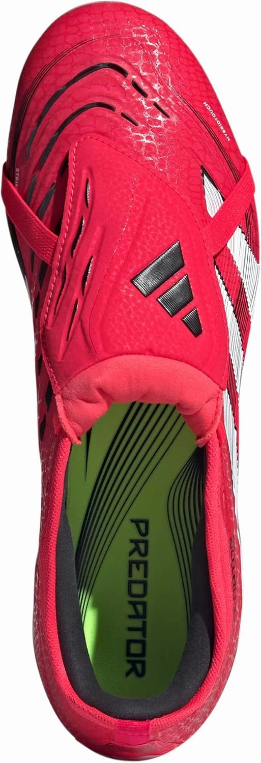 adidas Predator Pro Foldover Tongue Firm Ground Soccer Shoes - Enhanced Performance with Fold-Over Tongue and Rubber Strikeskin Fins